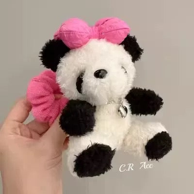 Panda Plush Scrunchie