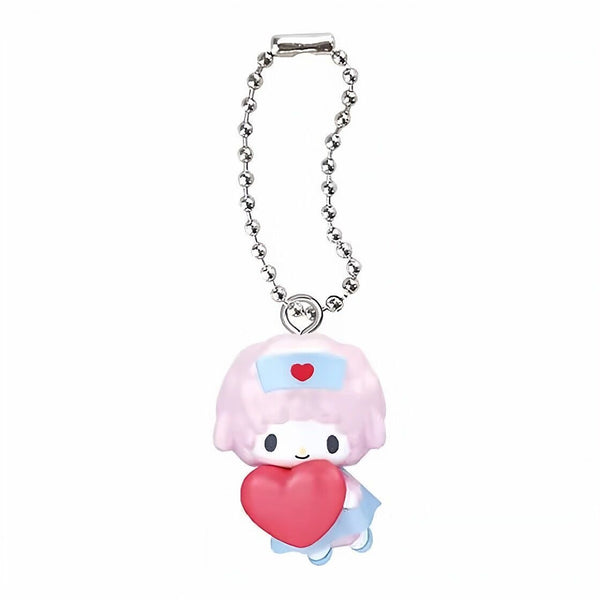 Sanrio Characters Nurse Swing Mascot Gashapon