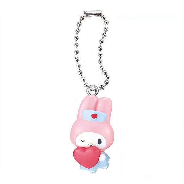 Sanrio Characters Nurse Swing Mascot Gashapon