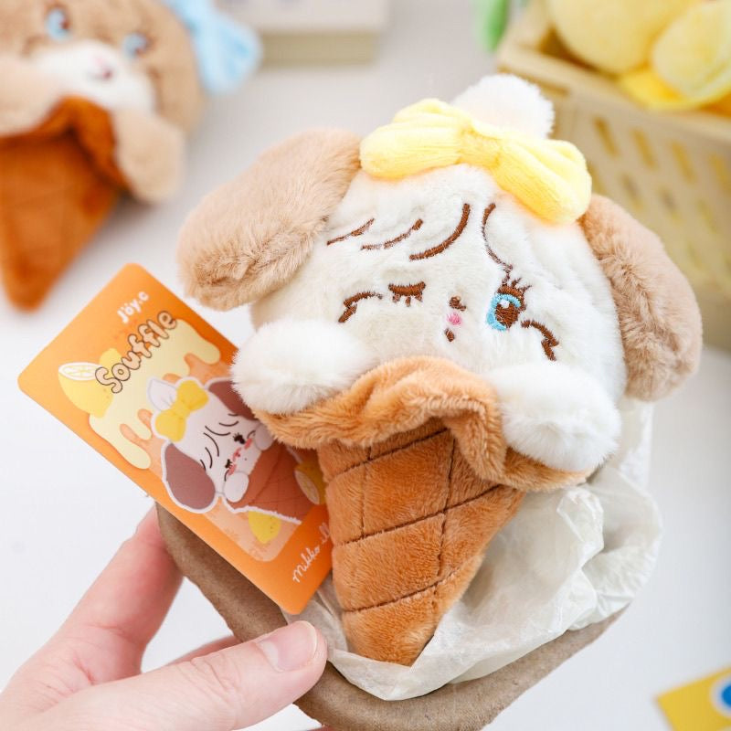 mikko illustrations アイスクリームチャーム　TiTi うさぎ Mikko Illustration Scented Plush Keychain Blind Box – Suteki Gifts
