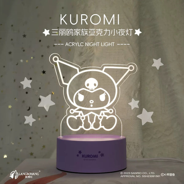 Sanrio Mini Acrylic Night Light