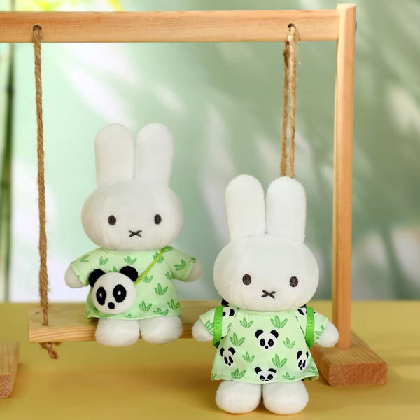 Miffy VIPO Panda Series Plush Keychain