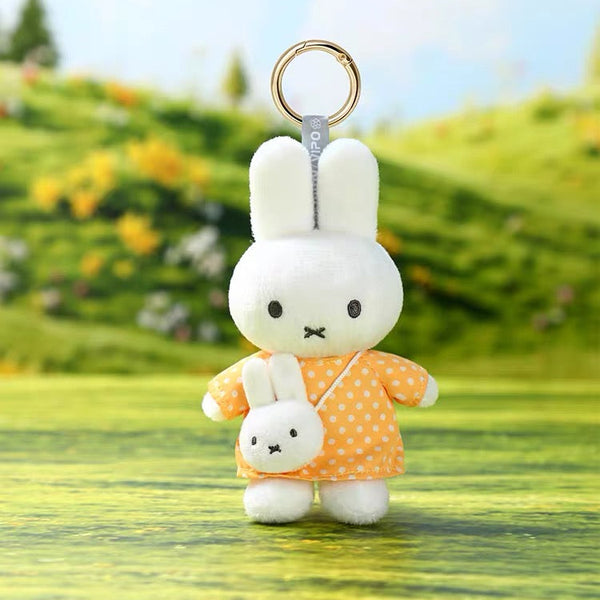 Miffy VIPO Outing Black Dress Plush Pendant