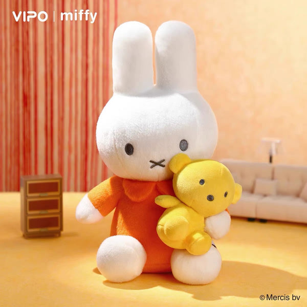Miffy Standard Plush with Yellow Bear