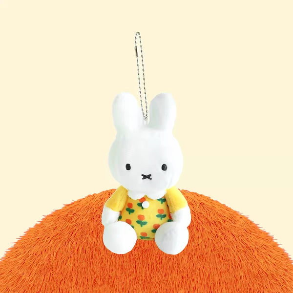 Miffy Floral Dress Plush Mascot Keychain