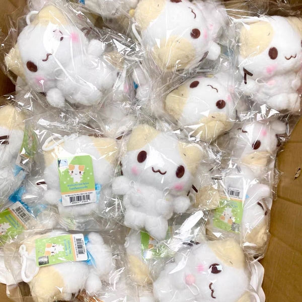 Masyumaro Fluffy Fuwa Nyanko Cat Plush Keychain