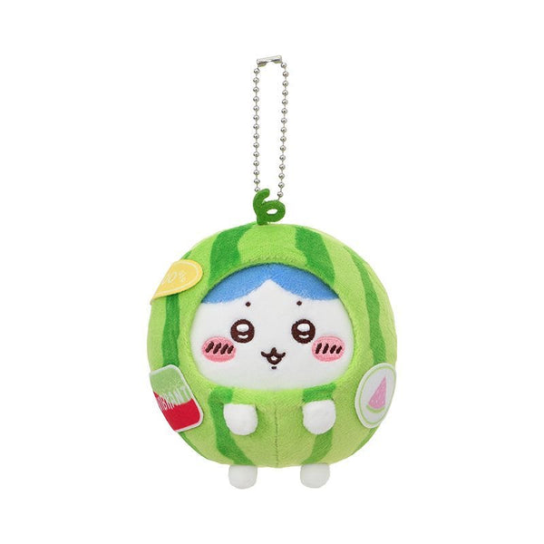 MINISO x Chiikawa Fruit Series Watermelon Hachiware Plush Keychain