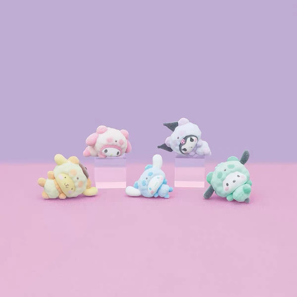 Sanrio Mokomoko Panda Flocky Mascot Gashapon