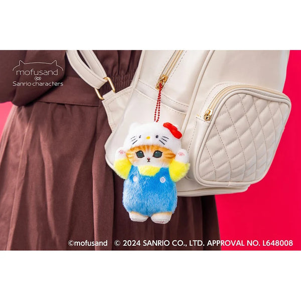 Mofusand x Sanrio Characters Plush Mascot Keychain [Japan in-store Exclusive]