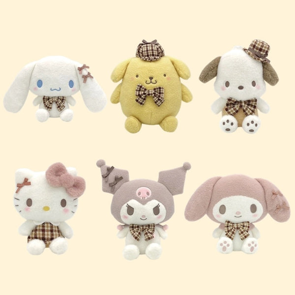 Sanrio Plaid Bow Plushie