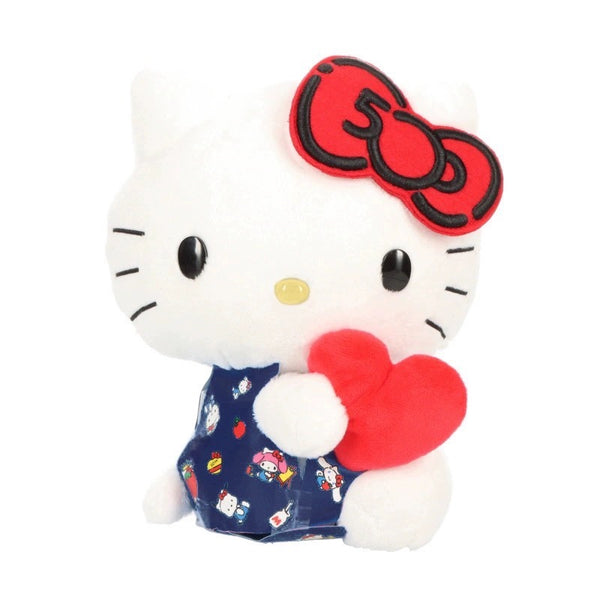 Hello Kitty 50th Anniversary Bow Plushie and Mascot