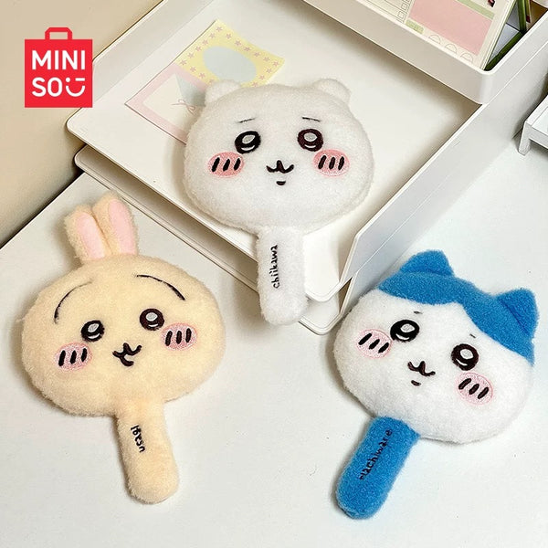 Miniso x Chiikawa Handheld Plush Mirror