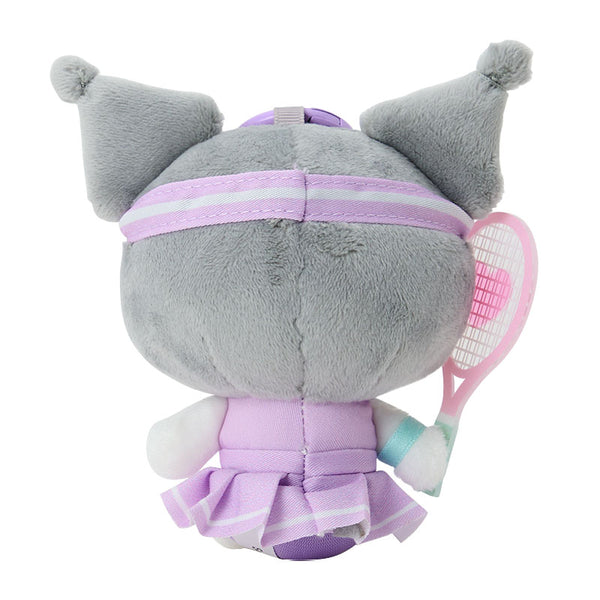 Kuromi Sanrio Girls Tennis Club Plush Mascot Keychain