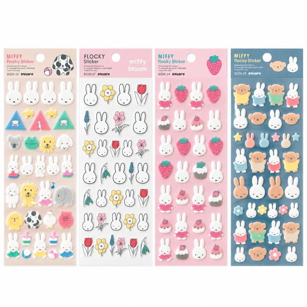 Miffy Flocked Sticker Sheet