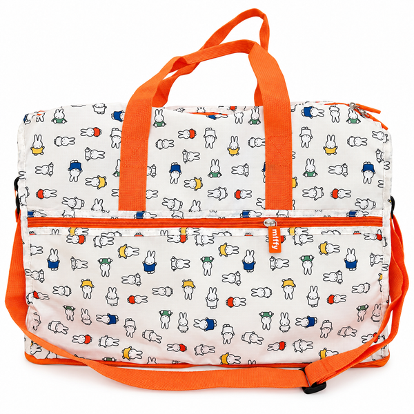 Miffy Foldable Travel Bag – Orange Duffle Bag