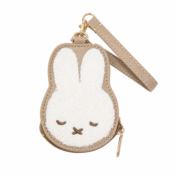 Miffy Face Sagara Mini Pouch - Brown
