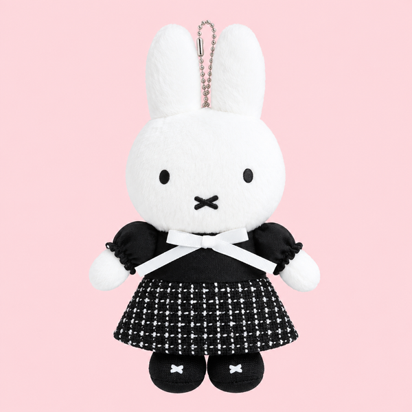 Miffy Yurakucho Limited Tweed Dress Plush Mascot