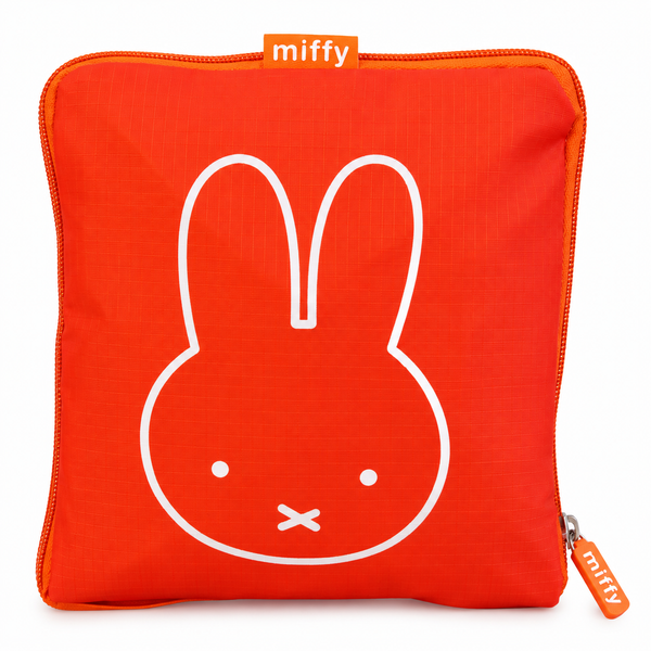 Miffy Foldable Travel Bag – Orange Duffle Bag