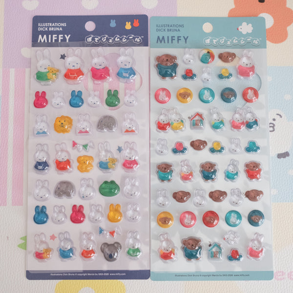 Miffy Potejem 3D Puffy Gem Stickers