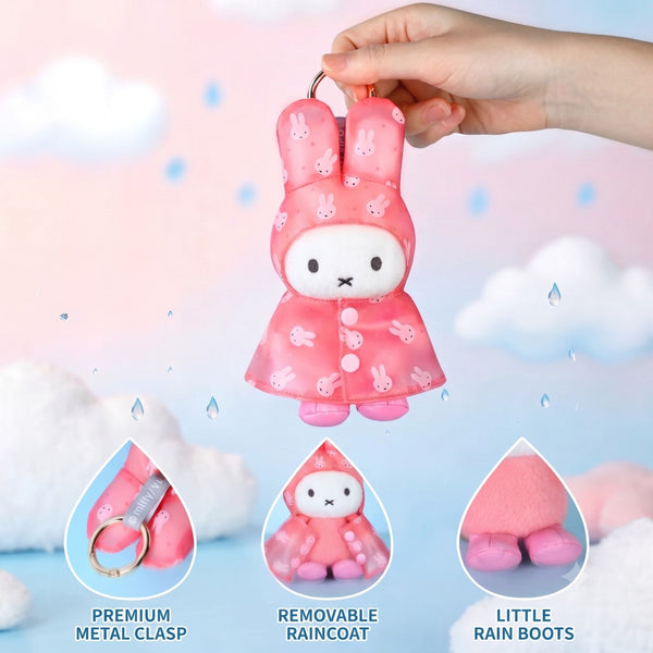 Miffy Raincoat Plush Keychain Blind Box | Pre-order
