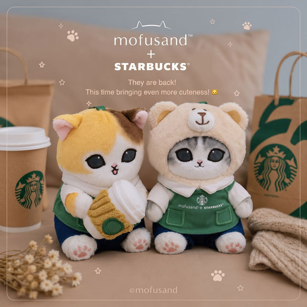 Mofusand x Starbucks Singapore Exclusive Plush Pendant | Pre-order