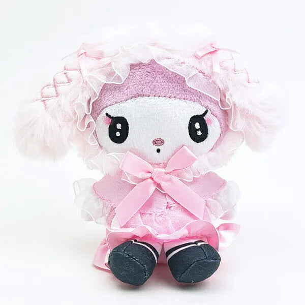 My Melody Gothic Girly Plush Mascot Pouch Keychain