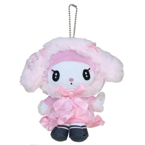 My Melody Gothic Girly Plush Mascot Pouch Keychain