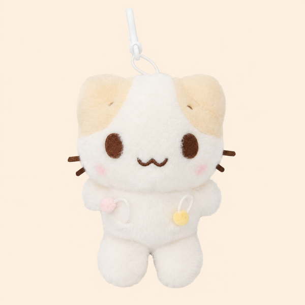 Masyumaro Fluffy Fuwa Nyanko Cat Plush Keychain