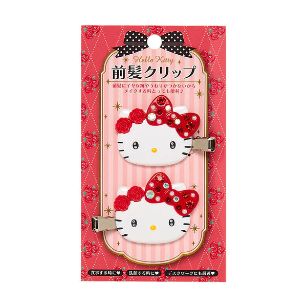 Sanrio Hello Kitty Crystal Rose Bang Clips