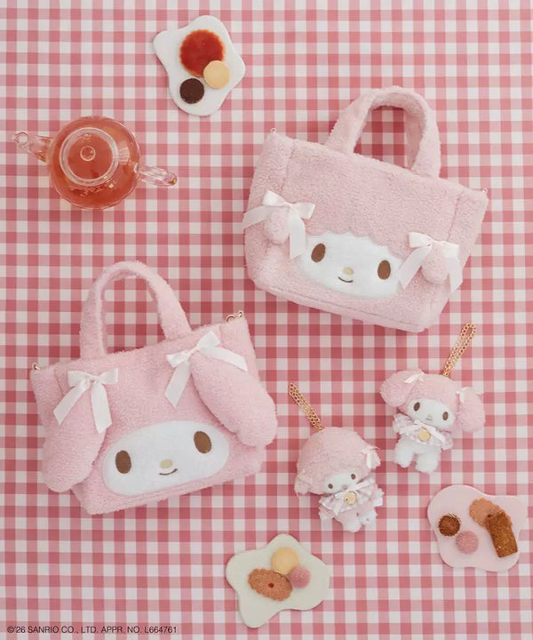 Maison de FLEUR × Sanrio My Melody 2-Way Fluffy Tote Bag | Pre-order