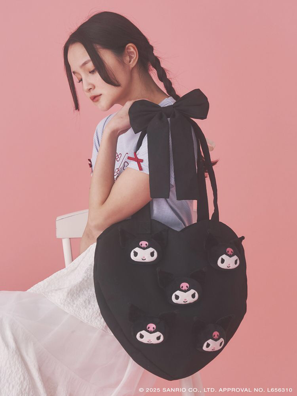 Merry Jenny Kuromi Heart Tote Bag