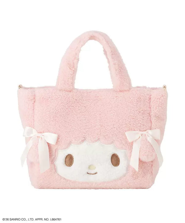 Maison de FLEUR × Sanrio My Melody 2-Way Fluffy Tote Bag