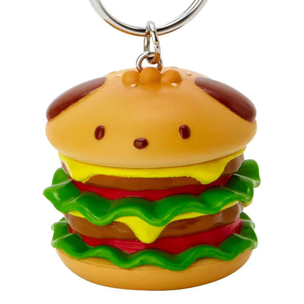 Sanrio Pochacco Burger Figure Keychain