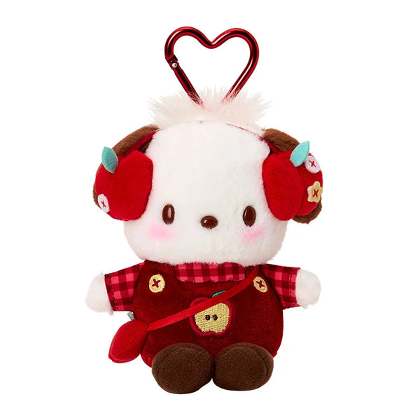 Pochacco Autumn Apple Mascot Keychain