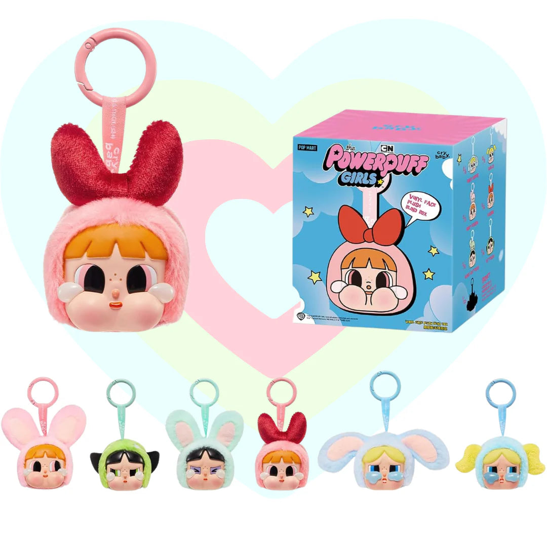 CRYBABY × Powerpuff Girls Series-Vinyl Face Plush Blind Box CRYBABY × Powerpuff Girls Series-Vinyl Face Plush Blind Box