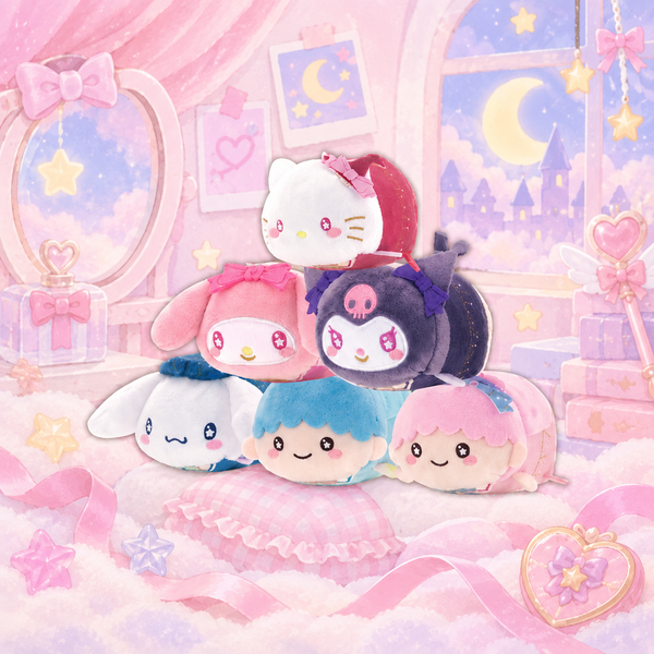 Sanrio Characters Potekoro Mascot Series 6 Magical Girl Blind Box Plush Keychain