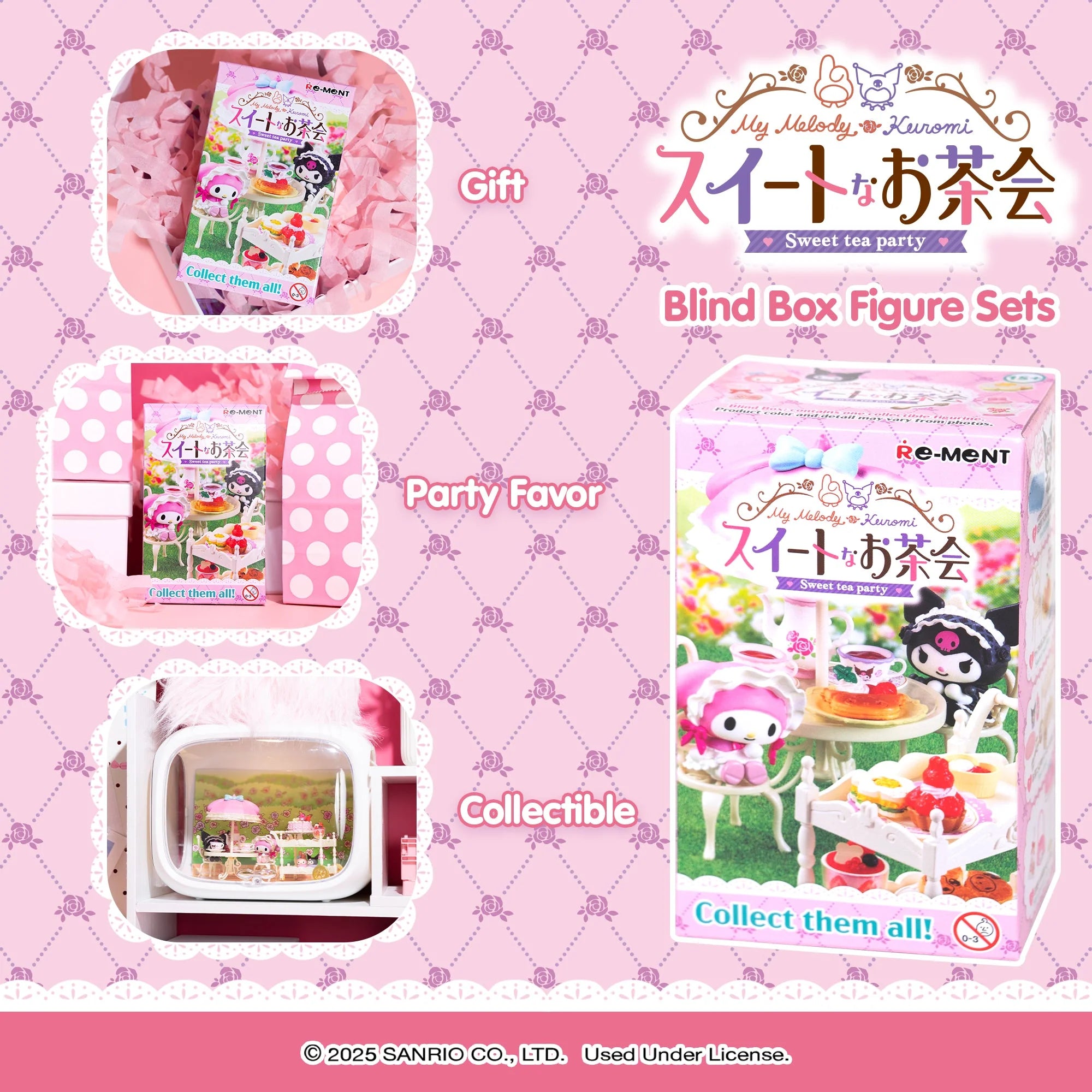 My Melody & Kuromi Re-Ment Blind Box | Sweet Tea Party – Suteki Gifts My Melody & Kuromi Re-Ment Blind Box | Sweet Tea Party – Suteki Gifts