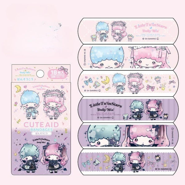 Sanrio Characters Cute Aid Adhesive Bandage (18 Sheets)