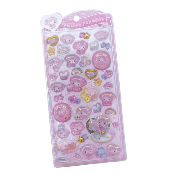 Sanrio Characters BonBon Drop Seal 3D Stickers Baby series