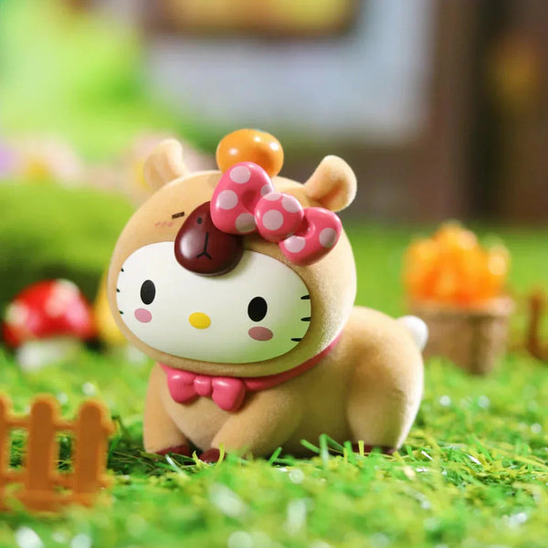 Sanrio Capybara Party Series Flocked Figures | Blind Box