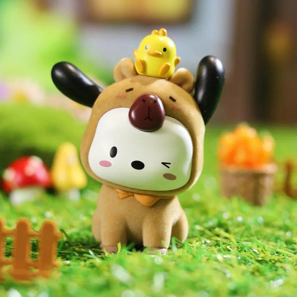 Sanrio Capybara Party Series Flocked Figures | Blind Box
