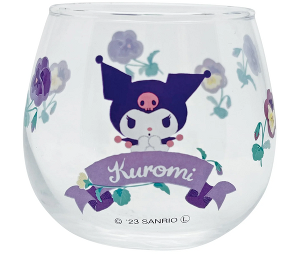 Sanrio Floral Glass Tumbler