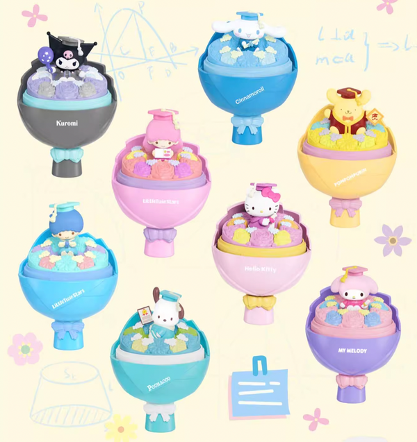 [OPEN BOX] Sanrio Graduation Bouquet Blind Box Figurine