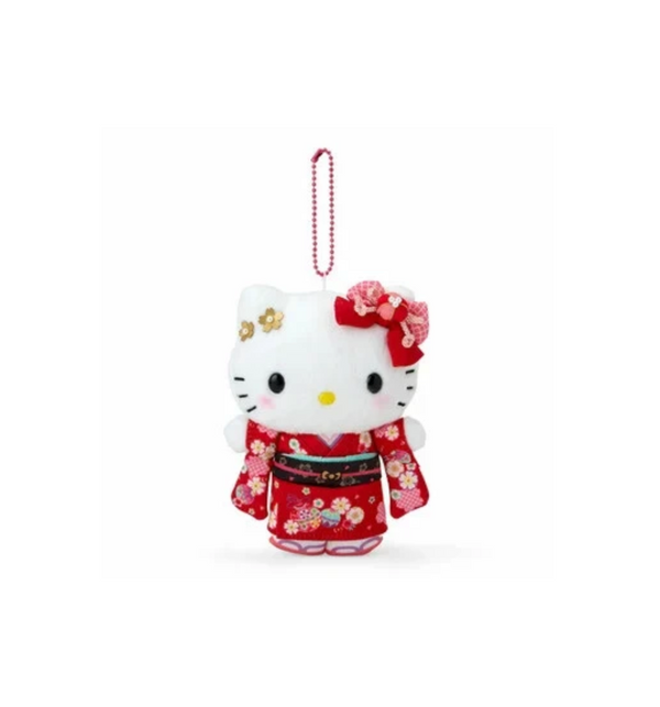 Sanrio Traditional Kimono Mascot Plush Keychain