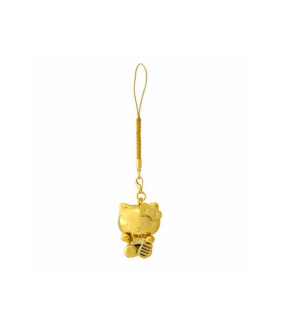 Sanrio Gold Pika Netsuke Charm