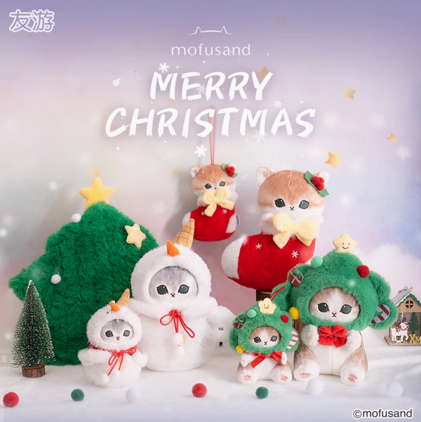 Mofusand Christmas Theme Plushies