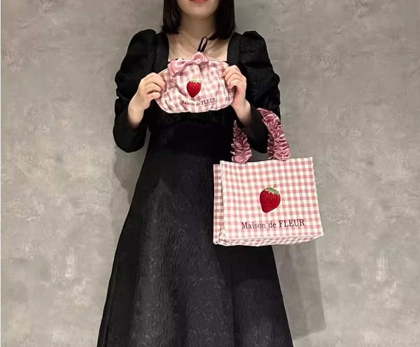 Maison De Fleur Strawberry Plaid Collection