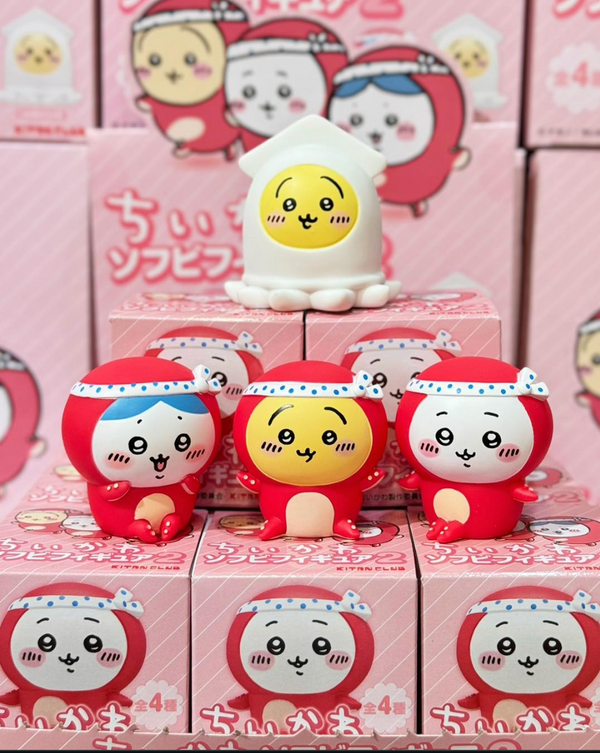 Chiikawa Octopus & Squid Soft Vinyl Figure Set