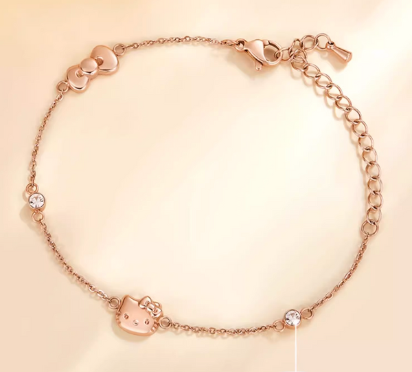Hello Kitty Rose Gold Bracelet
