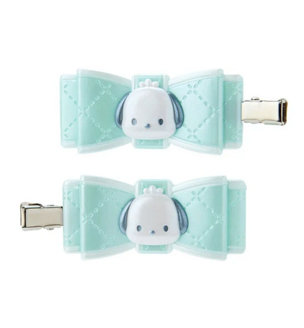 Sanrio Quilted Bow Bang Hair Clips